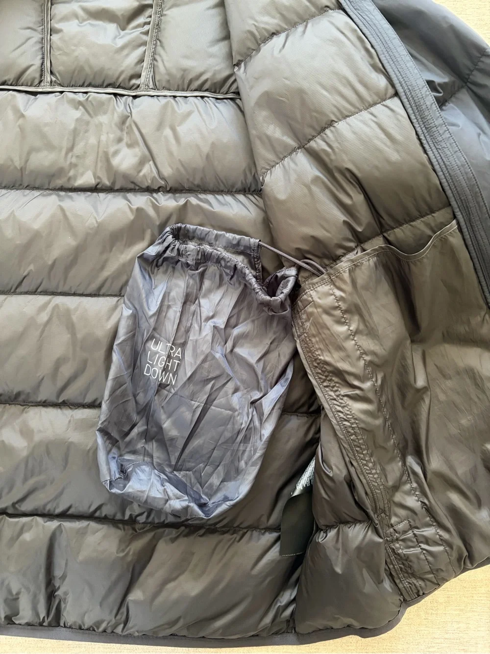 Uniqlo Navy Blue Quilted Down Puffer Jacket
